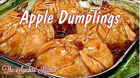 EASY AND DELICIOUS APPLE DUMPLINGS