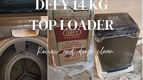 DEFY 14KG TOP LOADER AQUAWAVE WASHING MACHINE REVIEW || WASHING MACHINE DEEP CLEAN