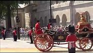 The Queen returns from State Opening of Parliament