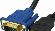 Sanoxy HDMI Male To VGA Male Video Converter Adapter Cable For PC DVD 1080P HDTV 6FT
