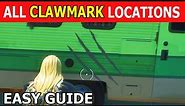 Investigate Mysterious Claw Marks! ALL CLAWMARK LOCATIONS! FORTNITE (Week 1 Wolverine Challenge)