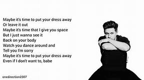 Niall Horan - Dress (Lyrics + Pictures)