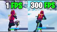 What it feels like to play in 300 FPS - Fortnite Frame rate Comparison 60 vs 144 FPS vs 240 FPS/hz