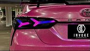 Super Cool RGB Taillights on a Toyota Camry Invoke Concepts RGB Aero Style