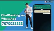 Step-by-Step Guide: How to Register for ChatBanking on WhatsApp (7070022222)