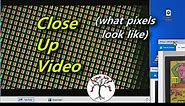 Up Close Video - Pixels Magnified!