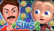 Johny Johny Yes Papa CHALLENGE | The Sims 4: Memes Theme