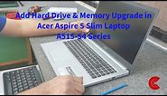 Acer Aspire 5 Laptop Hard Drive & Memory Upgrade