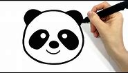 Como dibujar un EMOJI PANDA | Dibujar emojis