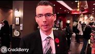 CIBC and Rogers demo the mobile wallet on the BlackBerry Bold 9900