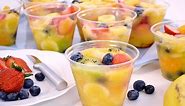 Frozen Fruit Cups - Fruit Salad Recipe | RadaCutlery.com