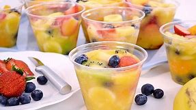 Frozen Fruit Cups - Fruit Salad Recipe | RadaCutlery.com