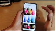 Galaxy S21/Ultra/Plus: How To Change Lock Screen / Home Screen Wallpaper