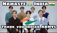 BTS promoting "Dynamite" in INDIA 🇮🇳 | BTS Thanking Indian ARMYs for Love and Support 💜🇮🇳