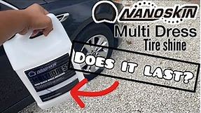 Nanoskin Multi-Dress Tire Shine Review | How long will it last?