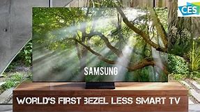 World's first bezel-less Smart TV -Samsung || CES 2020