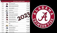 Alabama Crimson Tide 2023 Schedule Preview