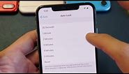 iPhone XS / XS Max: How to Change Time Before Screen Locks (Screen Timeout)