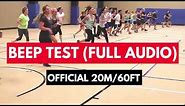 BEEP TEST FULL AUDIO (20m/60ft) : How to do the Beep Test (Instructions in Description)