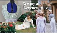 Making a Jane Austen Regency Dress | Part 1 #RelaxedRegency