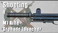 Shooting a M7 Grenade Launcher (AP)