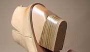 KIAFUO Brown Booties for Women Chunky Heel Low Heel Personalized Cutout Pointed Toe