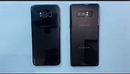 Samsung Galaxy Note 8 vs Samsung Galaxy S8 Plus