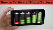 How to Calibrate iPhone & iPad Battery!