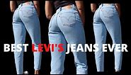 THE BEST LEVI'S JEANS EVER & TRY-ON : size comparison