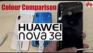 Huawei Nova 3e / P20 Lite Color Comparison: Which one will you choose ?