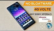 Sony Xperia 5 - Install Global ROM and Enable VoLTE on AU/Docomo/Softbank, SOV41, 901SO and SO-01M