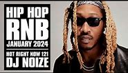 🔥 Hot Right Now #121 | Urban Club Mix January 2024 | New Hip Hop R&B Rap Dancehall Songs DJ Noize