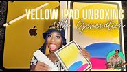 iPad 10th Generation (Yellow) Unboxing 💛+ Apple Pencil 1 ￼+ Accessories + Review