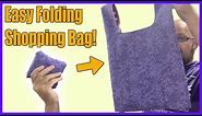 Sew an Easy Folding Shopping Bag - FULL TUTORIAL!