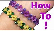 How to make bracelets easily. Simple bead bracelet #bracelet #jewellery