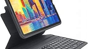 ZAGG Pro Keys Detachable Case and Wireless Keyboard for Apple iPad Pro 11, Multi-Device Bluetooth Pairing, Backlit Laptop-Style Keys, Apple Pencil Holder, 6.6ft Drop Protection, Lightweight Design