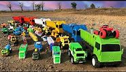 Mobil Truk Tronton Panjang Penuh Mainan Mobil Mobilan Pemadam, Mobil Tayo, Excavator, Truk Pasir