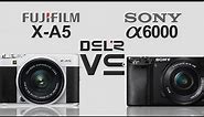 FujiFilm X-A5 vs Sony alpha a6000