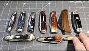 Traditional pocket knives. 10 classic patterns.