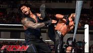 Roman Reigns vs. Seth Rollins: Raw, Sept. 15, 2014
