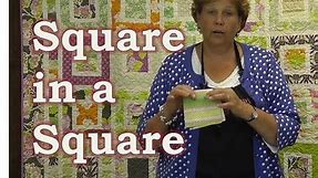 Make the Square in a Square Quilt Tutorial