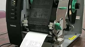 Toshiba Industrial Barcode Printers - B-EX4T1 - Ribbon save function