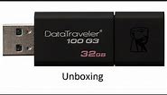 Kingston Digital 32GB 100 G3 USB 3.0 DataTraveler Unboxing