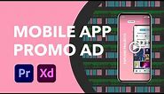 How to Make a Video Ad for an App | Premiere Pro and Adobe XD tutorial