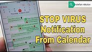 How to Remove iPhone spam calendar virus. Easy Method!!!