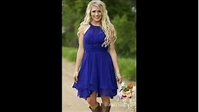 Blue Plus Size Wedding Dress - Gorgeous Women