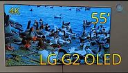 LG G2 EVO OLED 4K 55' Quick Unboxing | Installation | Sound Test