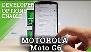 How to Enable Developer Options on MOTOROLA Moto G6 - USB Debugging & OEM Unlock