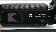 Canon Motor Drive MA Overview