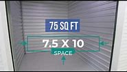 7.5x10 Storage Unit Size Information